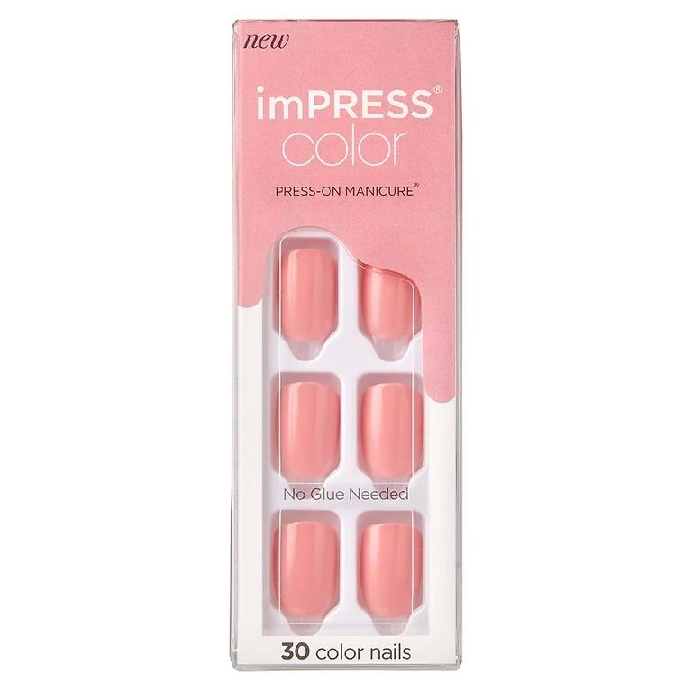 Press-On Manicure, Pretty Pink | Walmart (US)