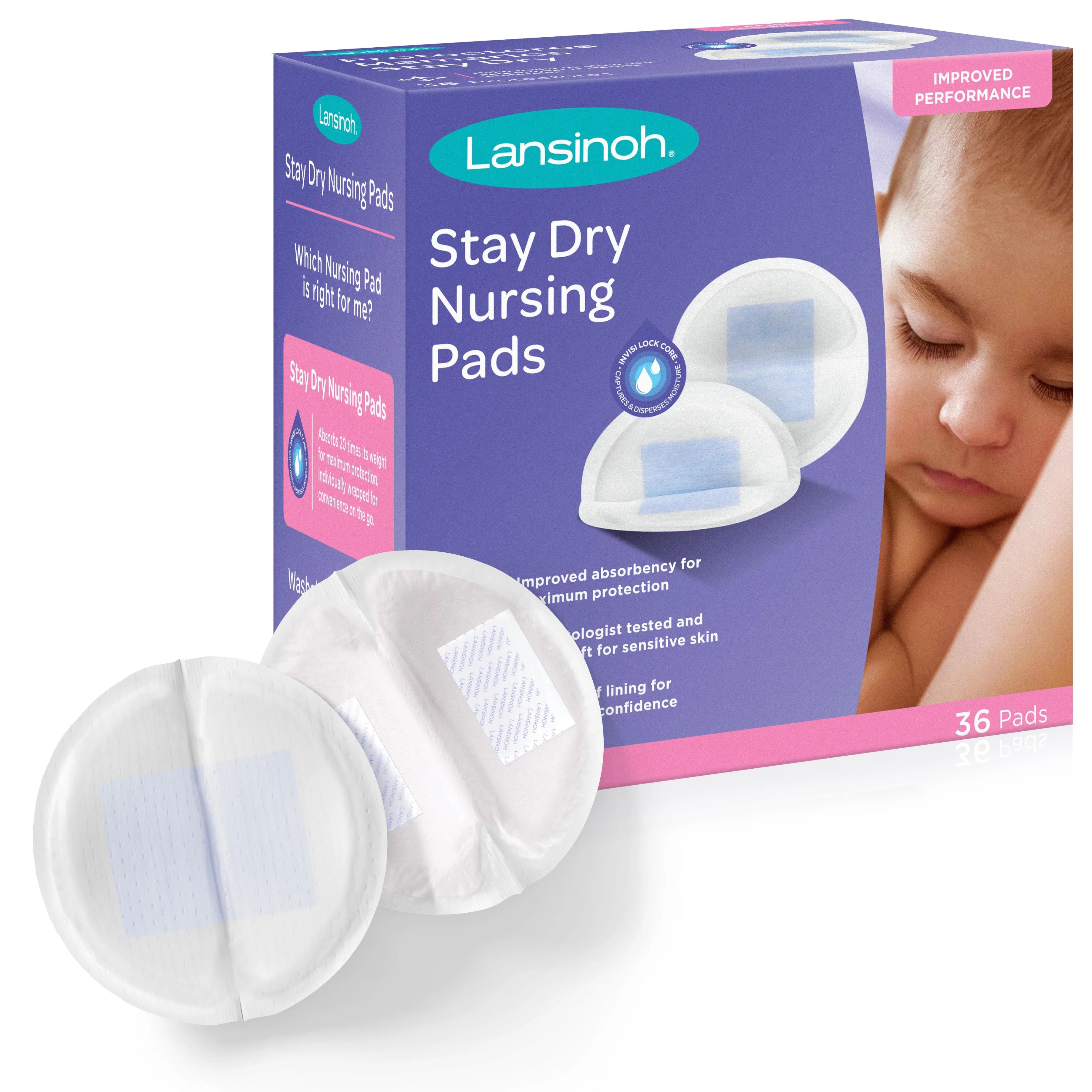 Lansinoh Stay Dry Disposable Nursing Pads, 100 Count | Walmart (US)