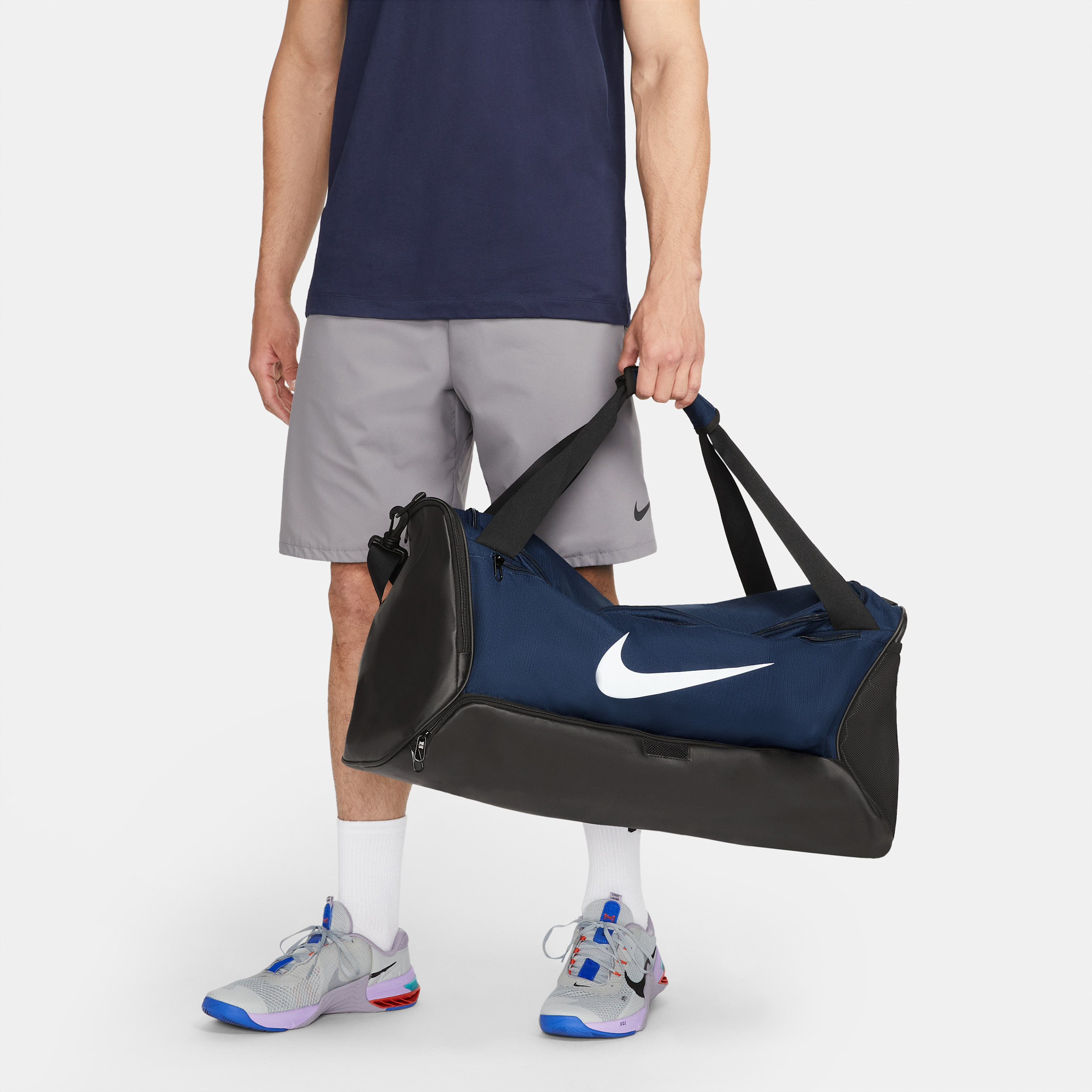 Nike Unisex Brasilia 9.5 Training Duffel Bag (Medium, 60L) in Blue | DH7710-410 | Nike (US)