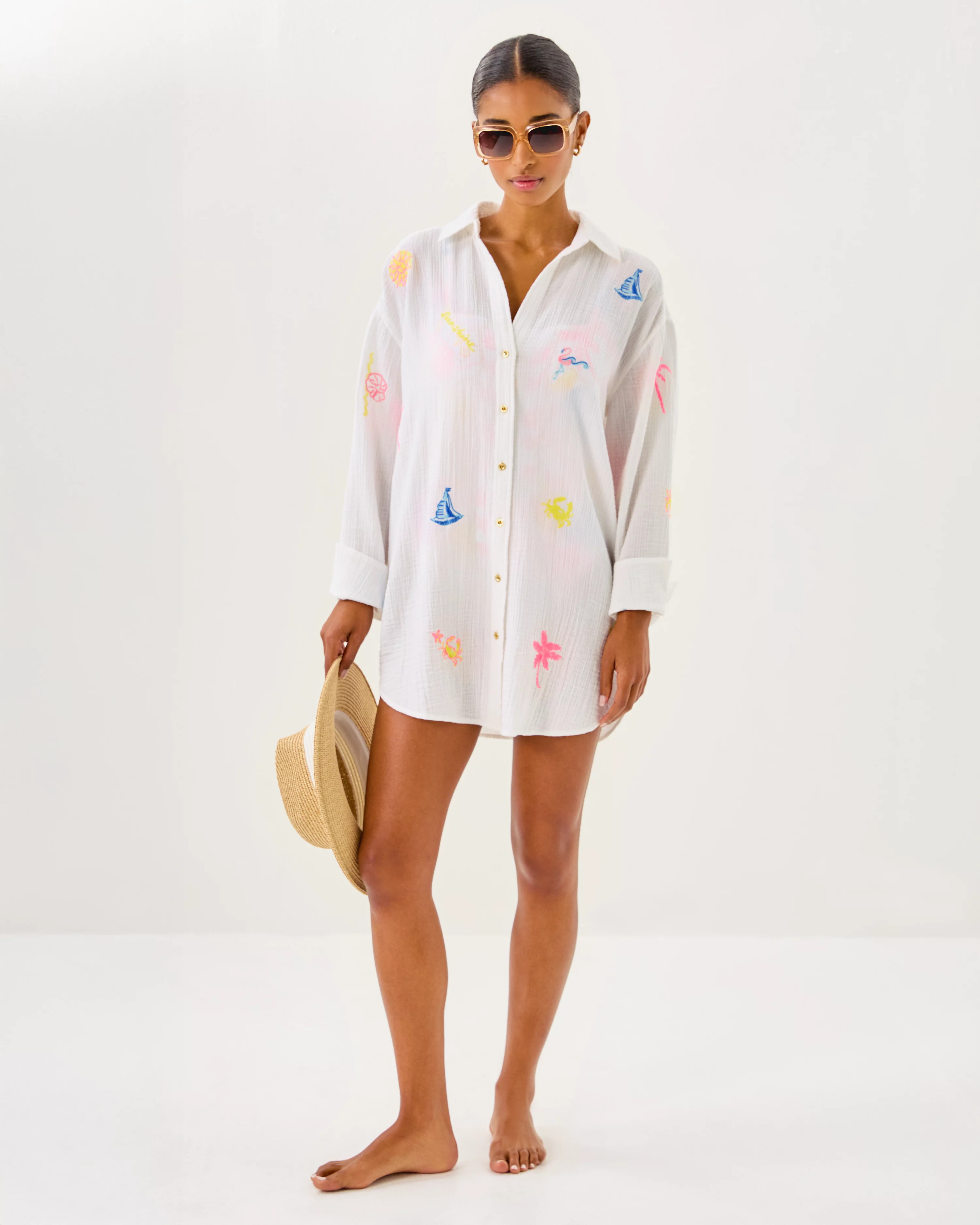 Kwitney Long Sleeve Cover-Up | Lilly Pulitzer
