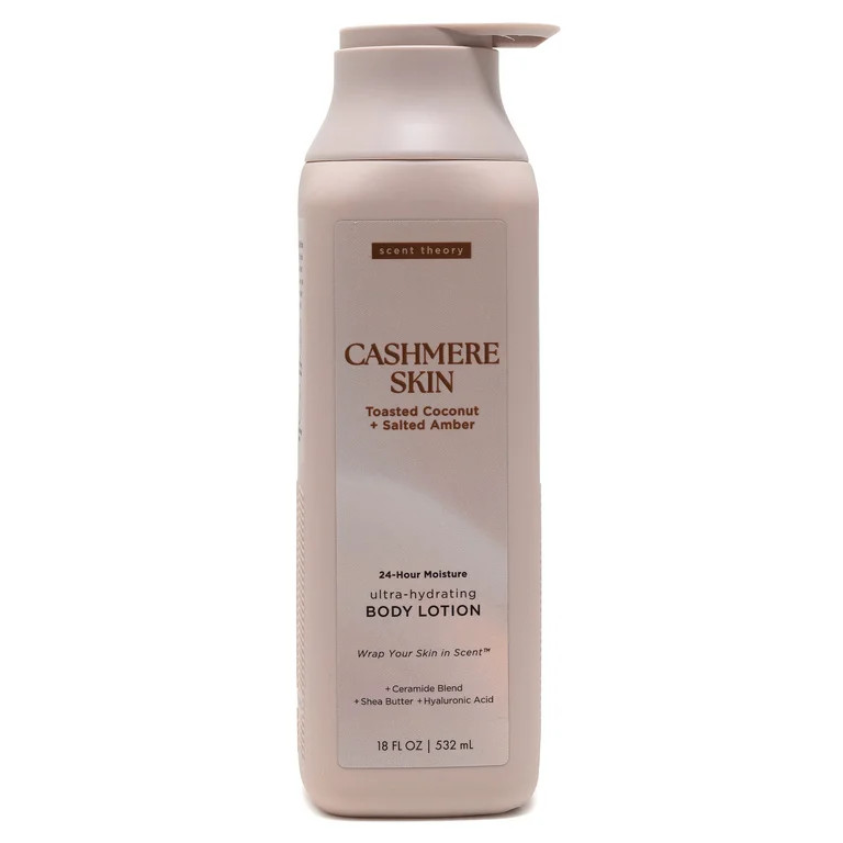Scent Theory Body Lotion with Shea Butter, All Skin Types, Cashmere Skin, 18 fl oz | Walmart (US)