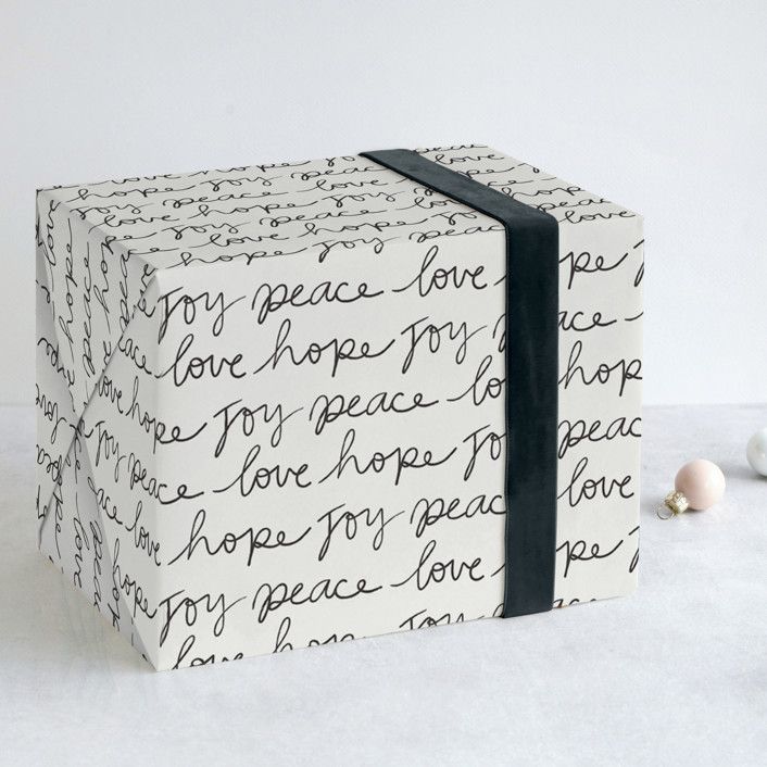Holiday Message Wrapping Paper | Minted