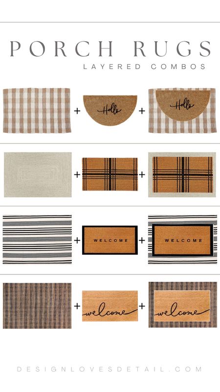 Add fun layered fall doormats!! Here are some combos I thought would be perfect! 

#falldecor #halloweendecor 

#LTKSeasonal #LTKhome #LTKHalloween