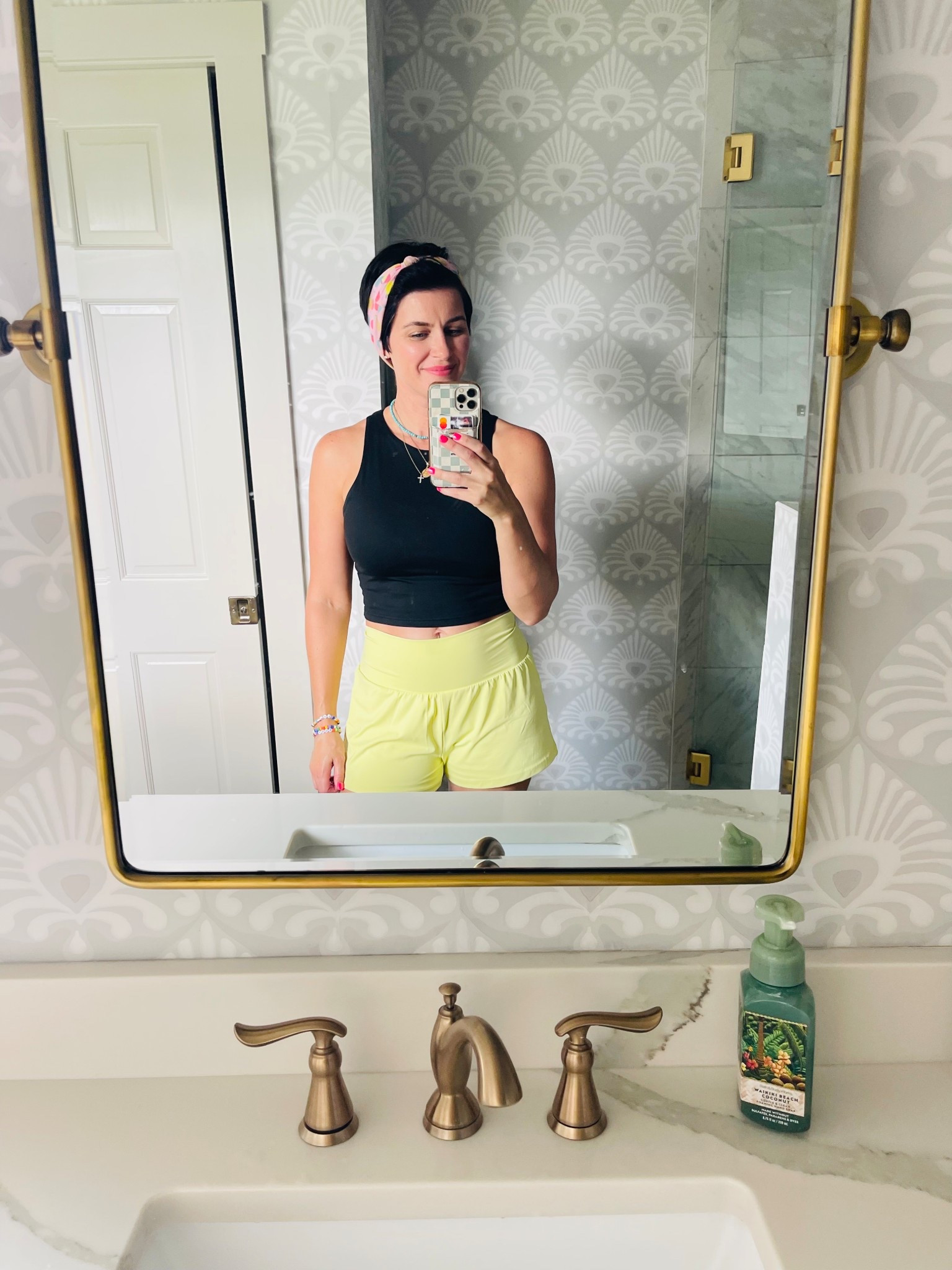 Found this picture in my camera roll and can’t believe I forgot to share! 🙌🏻 Lindsey and I are big Halara fans, so of course I’m obsessed with these shorts. They come in SO many colors, but this one is called Yellow Pear 😍 I’m wearing a medium

#LTKU #LTKActive