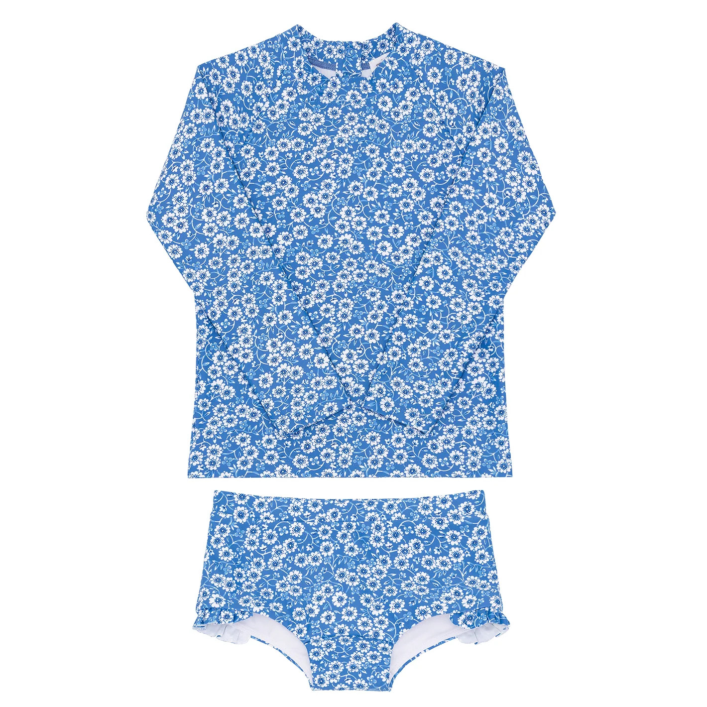 girls rosebay rashguard set | minnow