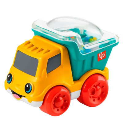 Fisher-Price Baby Toy Poppity Pop Dump Truck Push-Along Vehicle with Fine Motor Activities For Infants Ages 6+ Months | Target
