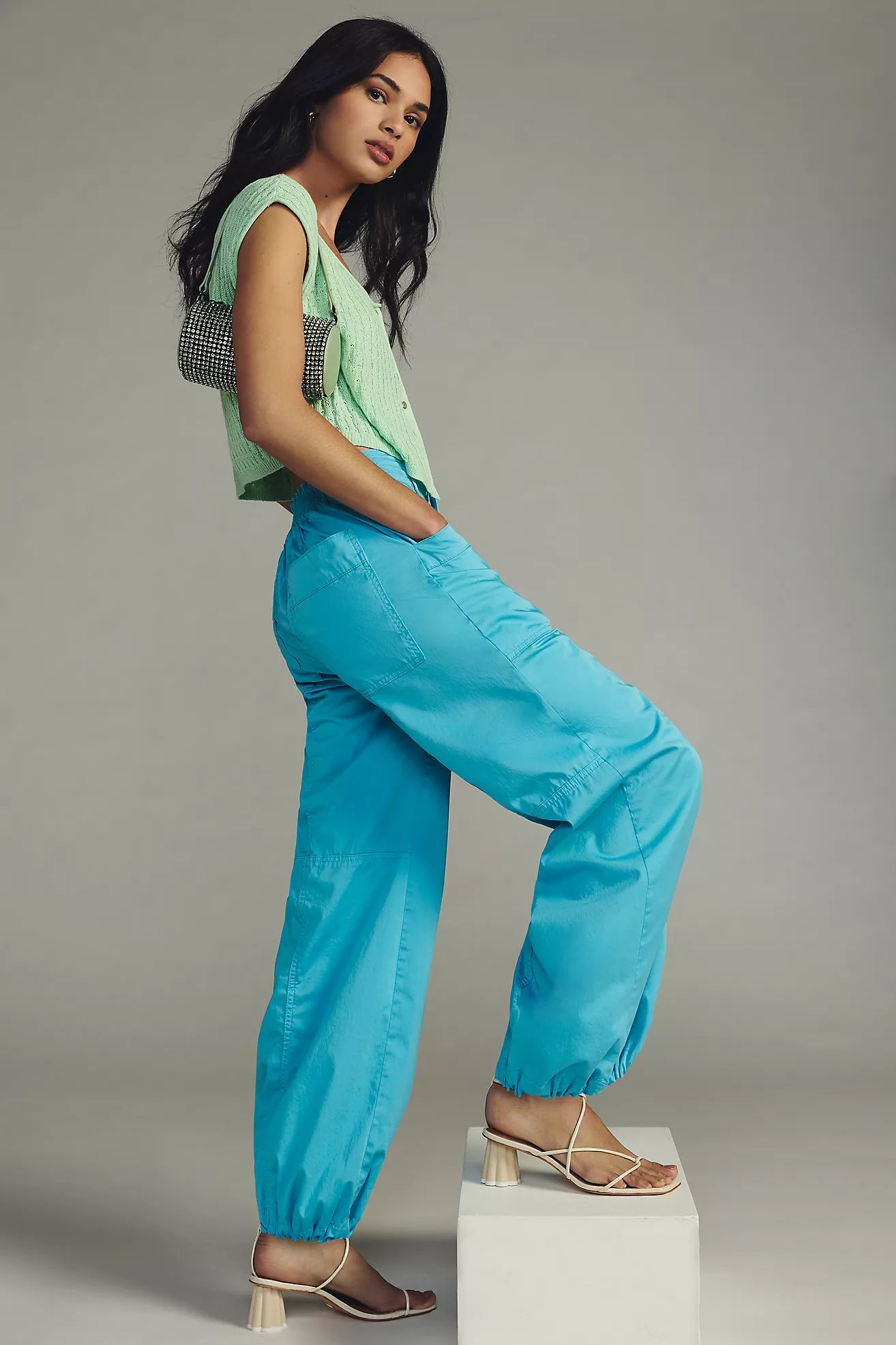 Maeve Clean Balloon Pants | Anthropologie (US)