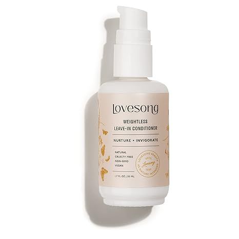 Lovesong Beauty Weightless Leave-In Conditioner. Natural, Vegan, Cruelty-Free. (1.7 FL OZ) | Amazon (US)