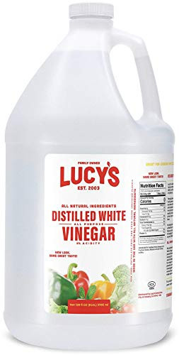 Lucy's Family Owned - Natural Distilled White Vinegar, 1 Gallon (128 oz) - 5% Acidity (White Vinegar, 1 Gallon (128 fl oz.)) | Amazon (US)