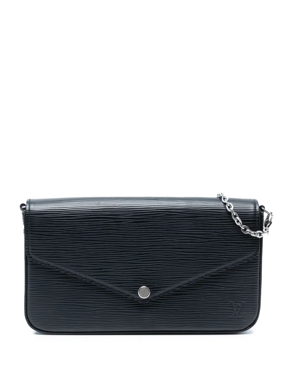 Louis Vuitton Pre-Owned 2019 Epi Pochette Felicie crossbody bag - Black | Farfetch Global