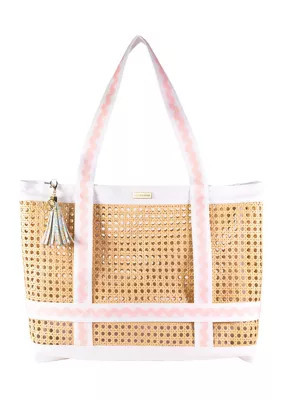 Lilly Pulitzer Beach Hat Tote Bag, Brown | Belk