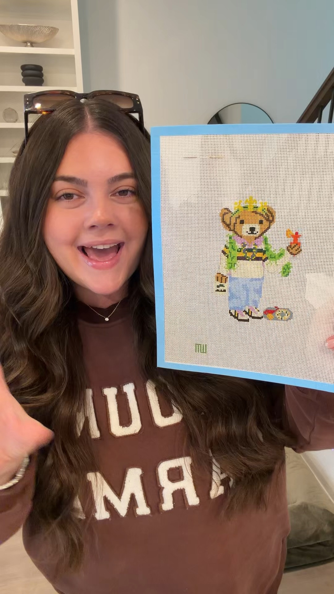 Needlepoint. Mardi Gras needlepoint. New Orleans. Needlepoint canvas  

#LTKSeasonal #LTKdayinmylife #LTKHome