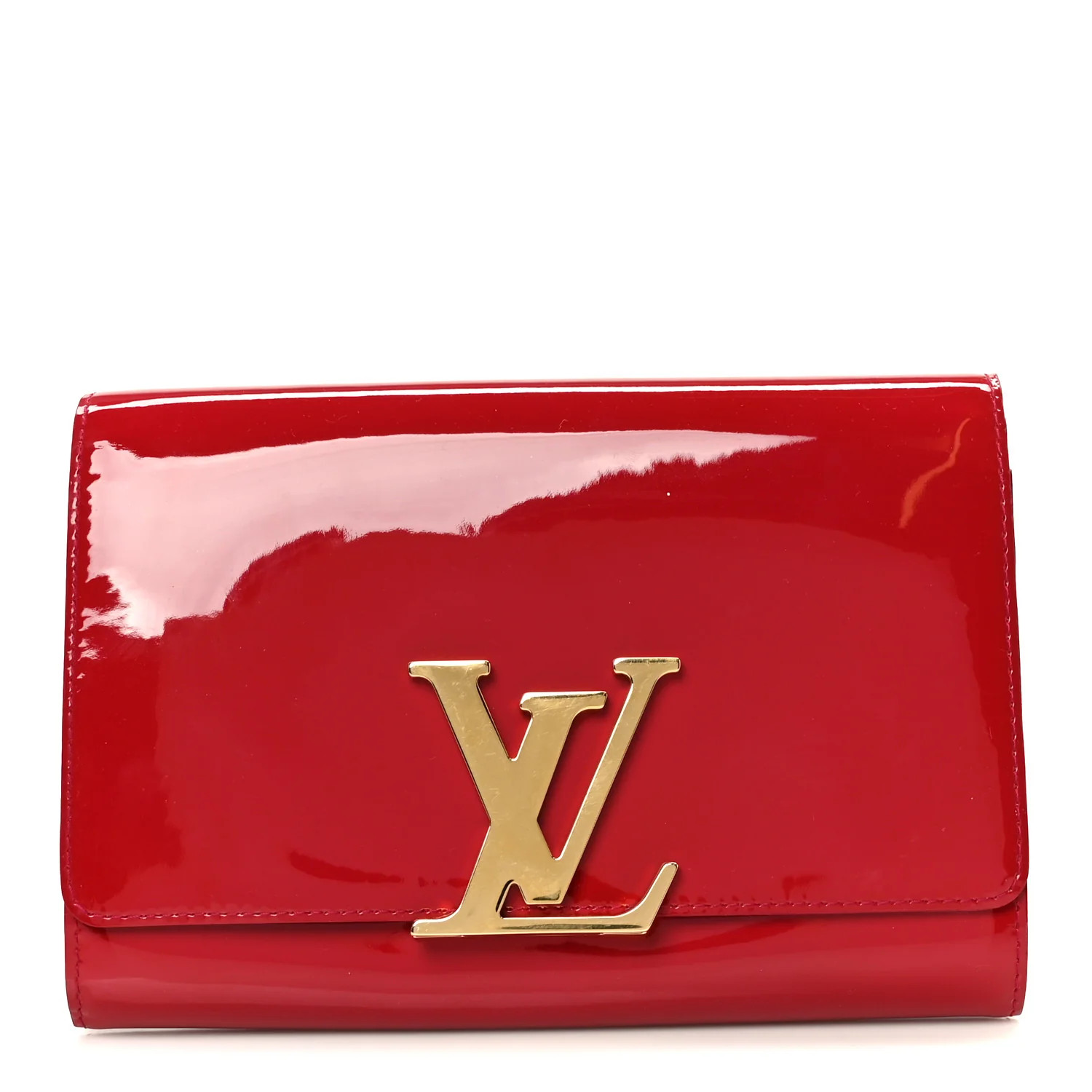 Louis Vuitton Patent Louise Clutch Rose Indien 1861787 | FASHIONPHILE (US)