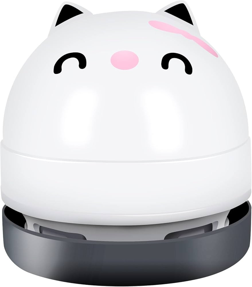 YUNYILAN Mini Desktop Vacuum Cleaner, Portable USB Vacuum Cleaner for Desk Mini Cute Cartoon Desk... | Amazon (US)