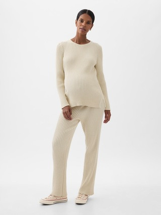 Maternity Rib Sweater Pants | Gap (CA)