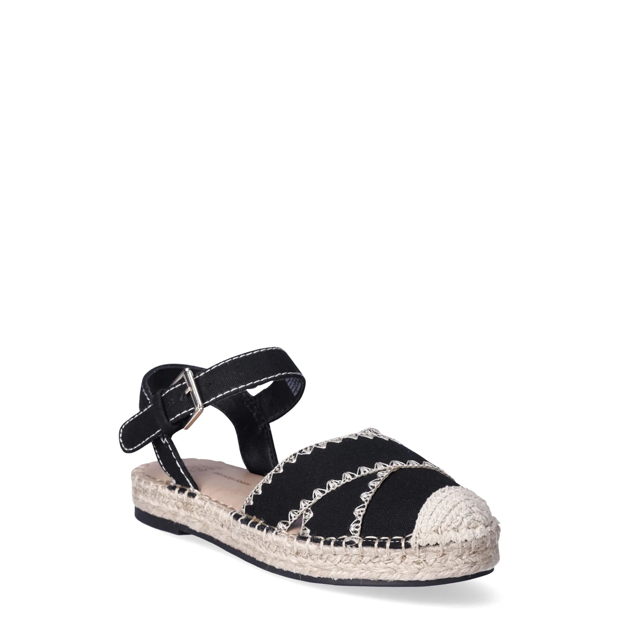 Time and Tru Women’s Espadrille Flats with Ankle Strap | Walmart (US)