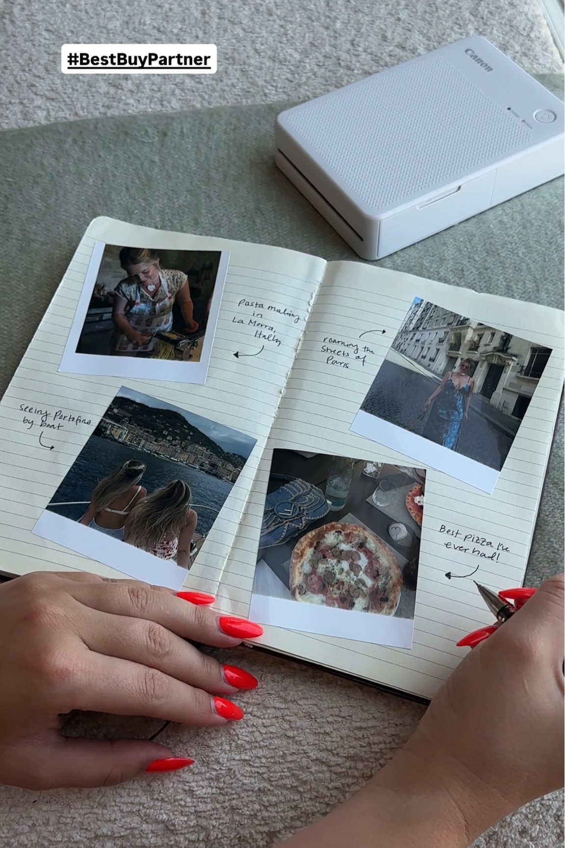 #BestBuyPartner I love finding new creative ways to capture memories, and the Canon SELPHY QX20 Portable Photo Printer is definitely my favorite ✨ @BestBuy has all the back-to-school tech for students and parents this year, shop now at Best Buy!
