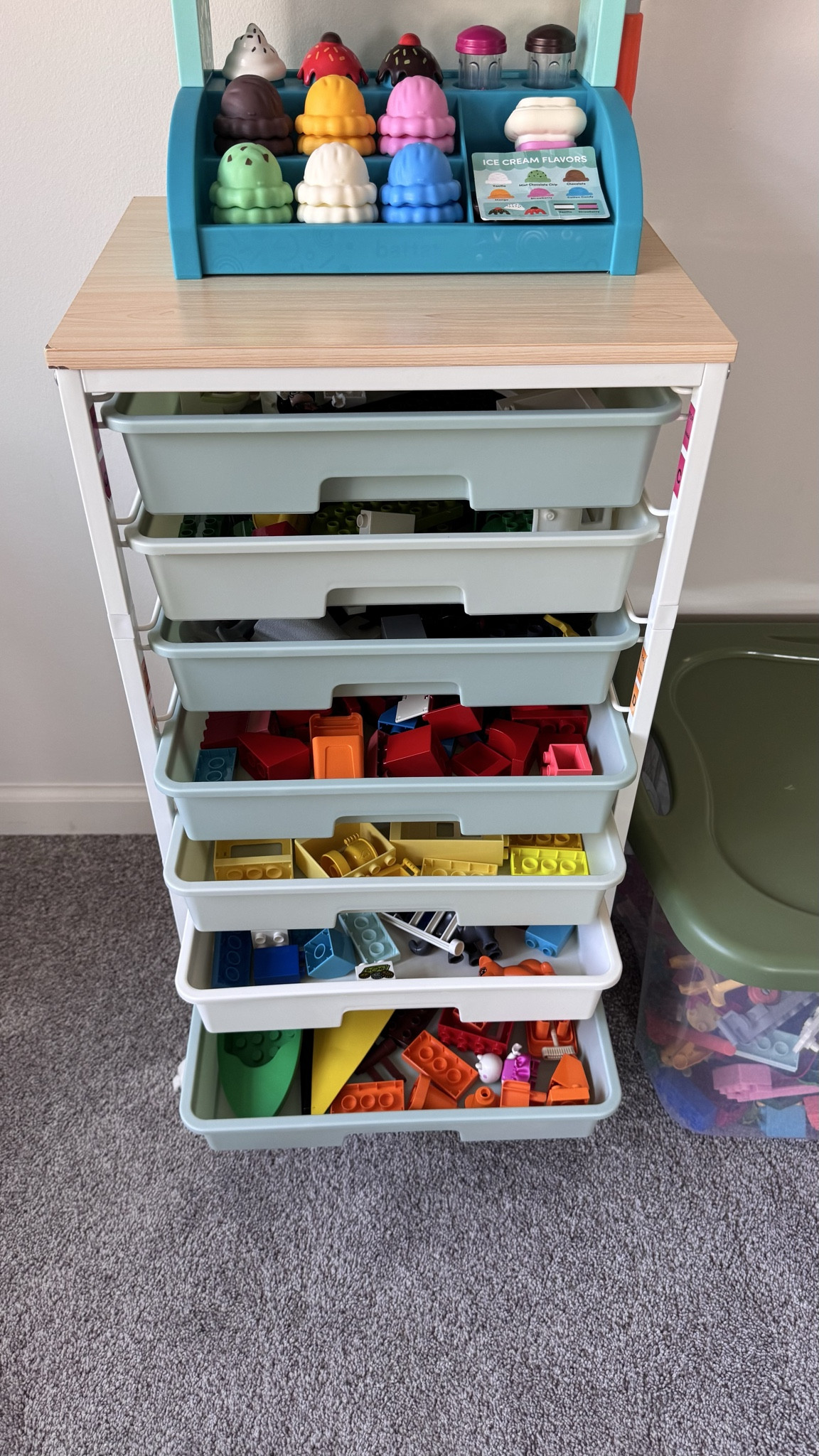 Toy storage Lego storage rolling cart organization drawers for toys 

#LTKKids #LTKmomlife #LTKHome