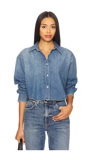 Ana Cropped Shirt in Somerset | Revolve Clothing (Global)