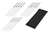 Fox Run 11655 Set of 12 Stainless Steel 9.5" Plus Bonus Storage Bag-Color Coding Fondue Fork Silver | Amazon (US)