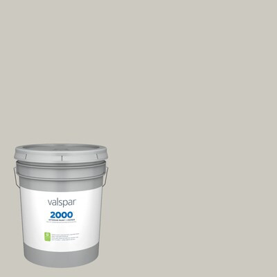 Valspar  2000 Eggshell Repose Gray Hgsw3477 Latex Interior Paint + Primer (5-Gallon) | Lowe's