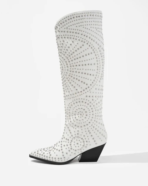 Billini - Zachariah Studded Boot - White | VICI