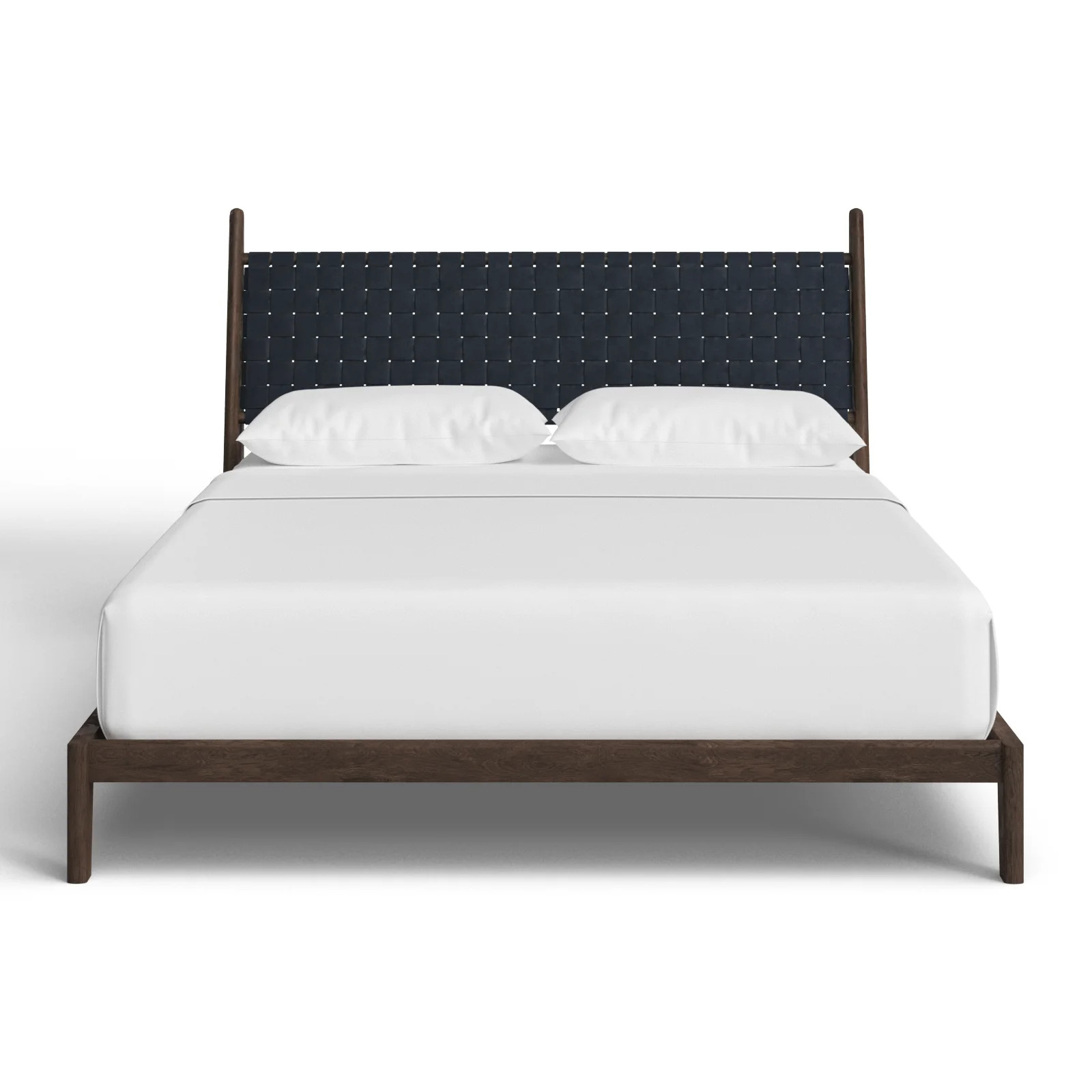 Joss & Main Kacy Queen Solid Wood and Upholstered Low Profile Platform Bed & Reviews | Joss & Mai... | Joss & Main
