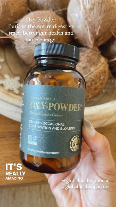 Global healing oxy powder
Great to loosen and flush the toxins in your colon! 
Get that junk out! Best 2024 idea! 
Use code jenn15 for 15% off
@globalhealing
#globalhealingpartner

#LTKbeauty #LTKover40 #LTKfitness