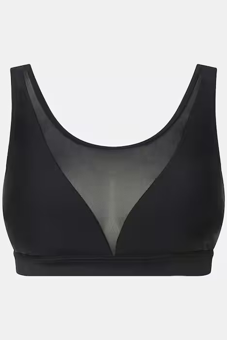 Bikini-Top, Softcups, Netz-Einsatz | Happy Size - DE