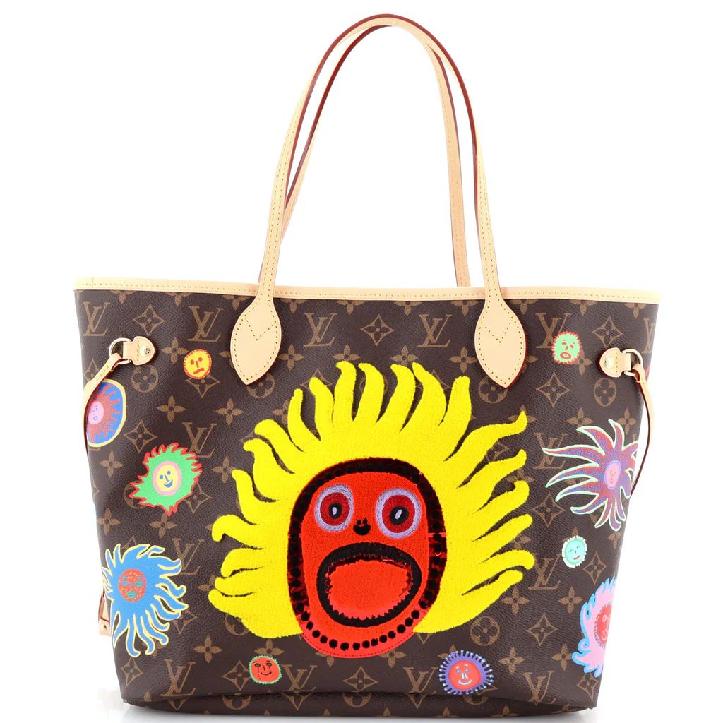 Neverfull NM Tote Yayoi Kusama Faces Monogram Canvas MM | Rebag