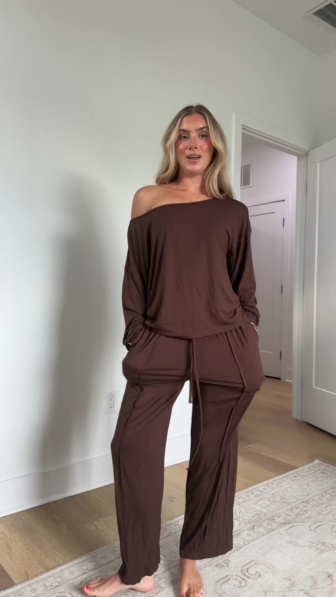 Amazon Women's 2 Piece Lounge Sets Fall Outfits off Shoulder Long Sleeve Tops and Wide Leg Pants Casual Matching Sweatsuits

#LTKootd #LTKTravel #LTKSaleAlert