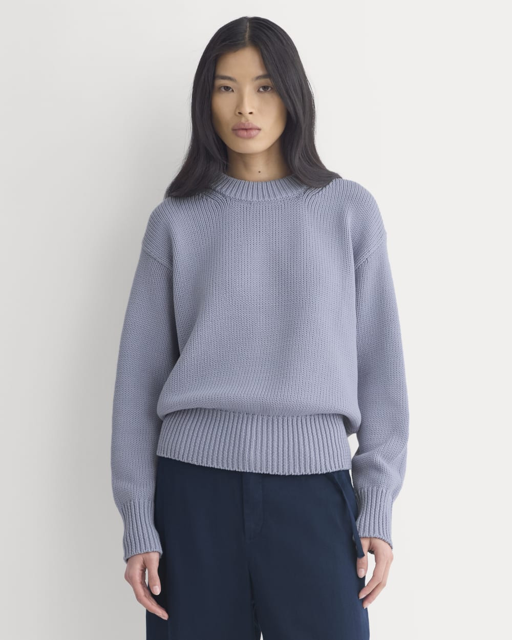 Oversized Cocoon Crew in Elevated Cotton | Aleutian | Everlane