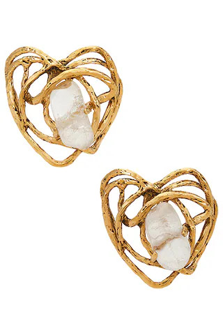 Heart & Rope Earrings | FWRD 