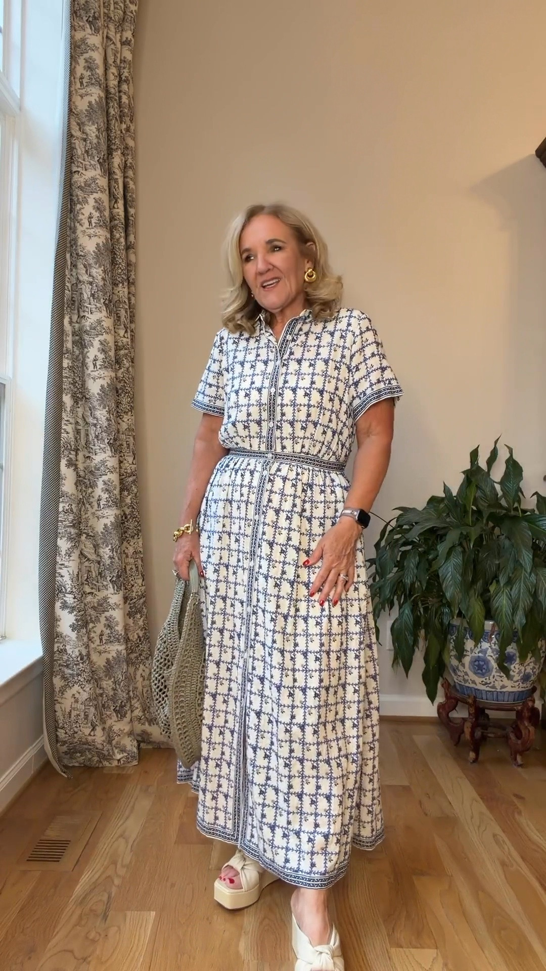 This dress is such a pretty, lightweight linen-blend style for summer. It has a classic silhouette with no stretch, so if you’re between sizes, I’d recommend sizing up. It’s an effortless piece for brunch, vacation, baby showers, or any warm-weather occasion.

💡 LTK MADE EASY
❤️ Heart = Support my posts!
🔖 Save = Get sale & restock alerts
📋 Lists = Keep favorites organized
📲 Share = Send lists and products to a friend. Hello, Christmas List!
💬 Comment = Ask me anything about sizing or styling. :-)

#LTKootd #LTKOver40 #LTKSaleAlert