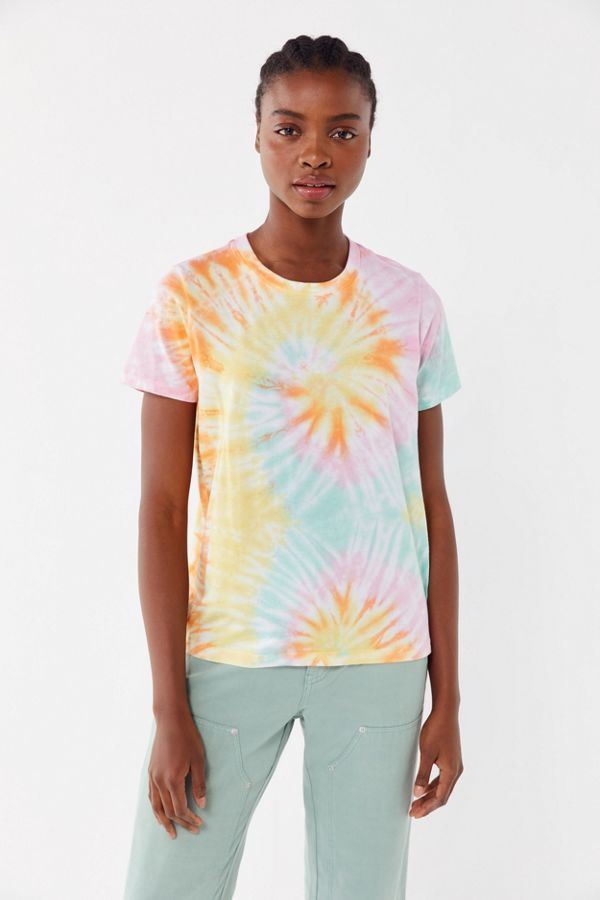 UO Lottie Tie-Dye Short Sleeve Tee | Urban Outfitters (US and RoW)