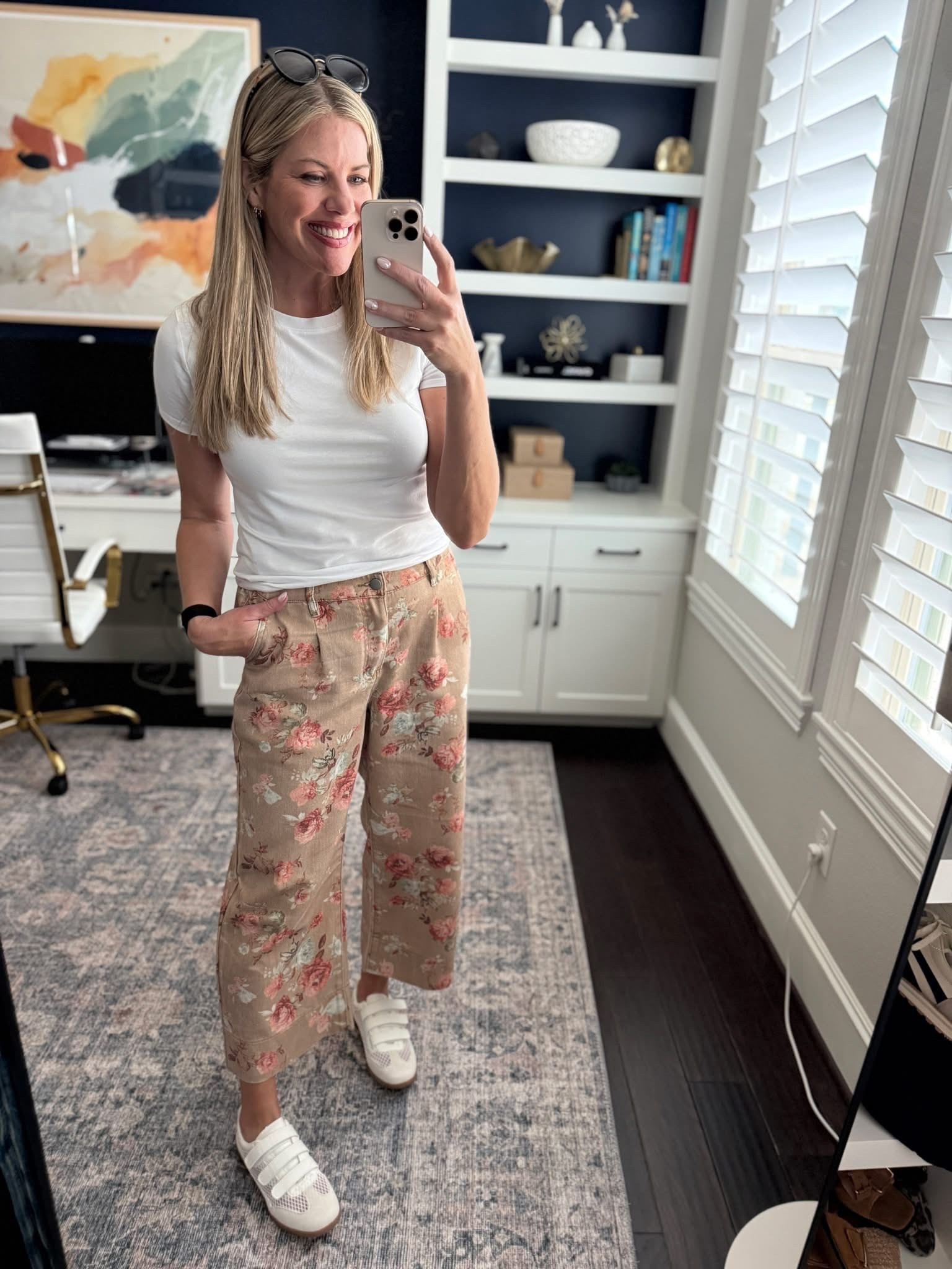 😍So excited for all the printed jeans and pants to come back this spring!  

 #LTKootd #LTKOver40