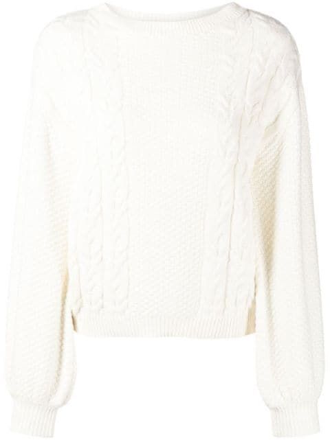We Are Kindred Elenora cable-knit Jumper - Farfetch | Farfetch Global