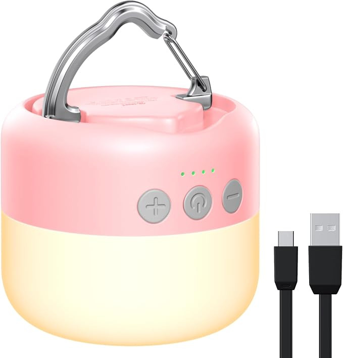 LED Camping Lantern Rechargeable 1000LM, Up to 320H Running Time Camping Tent Light, 6700mAh Emer... | Amazon (US)