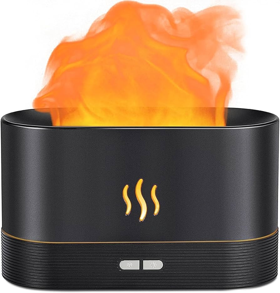 Amazon.com: Flame Air Diffuser Humidifier,Upgraded Scent Diffuser for Essential Oils,Ultrasonic A... | Amazon (US)