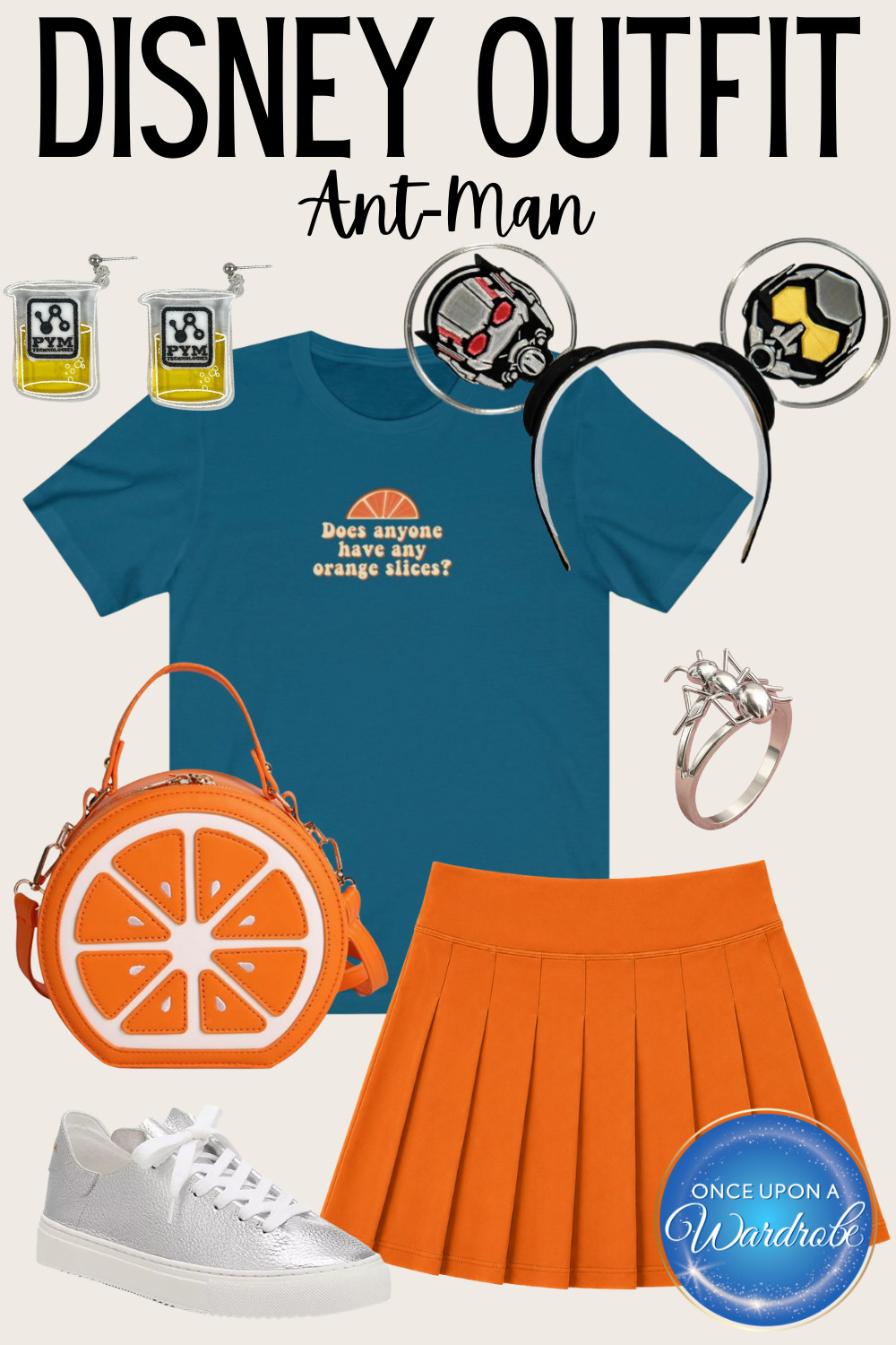 Deep cut Marvel fans, this one’s for you 🍊 Ant-Man outfit inspiration with a playful nod to the orange slice quote, Pym details, and subtle Marvel accessories. Perfect for Disneyland, Avengers Campus, Marvel Day at Sea, or Disney fans who love character-inspired outfits that feel unique without being over the top. 

 #LTKootd #LTKTravel