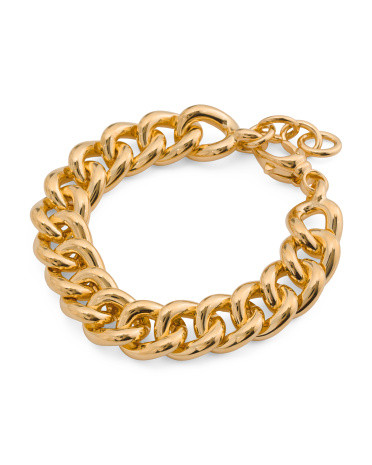 Made In Italy 14kt Curb Chain Link Bracelet | TJ Maxx