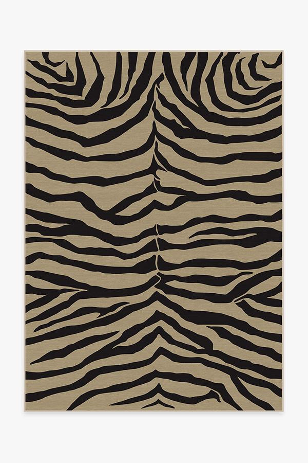 Zebra Gold Rug | Ruggable