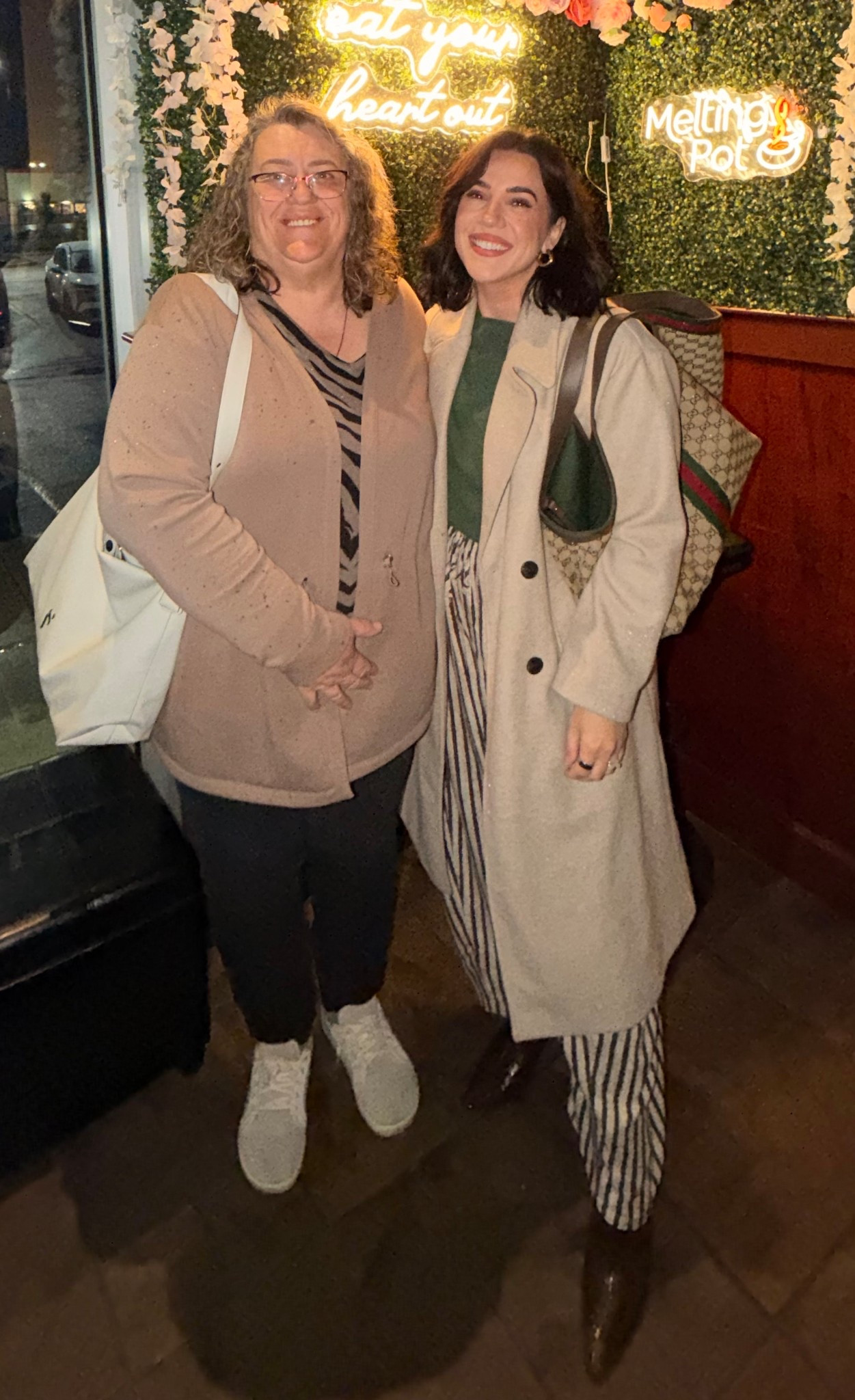 Casual dinner fall outfit! Boho chic always. Size L in top, size M in pants (they run so big I could do S), shoes TTS 

#LTKMidsize #LTKHoliday #LTKSeasonal