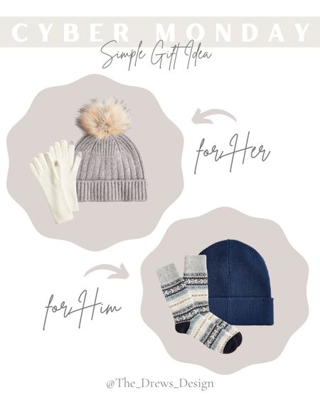 An easy and affordable gift idea for him or her. Cotton or cashmere beanie with smart gloves and knit socks 

#LTKSeasonal #LTKGiftGuide #LTKCyberweek
