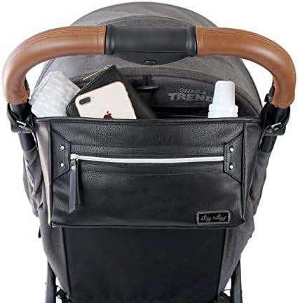 Itzy Ritzy Adjustable Stroller Caddy - Stroller Organizer Featuring Two Built-in Pockets, Front Z... | Amazon (US)