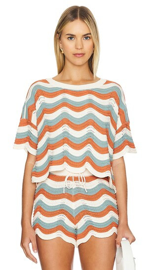 Make Waves Top in Del Mar Stripe | Revolve Clothing (Global)