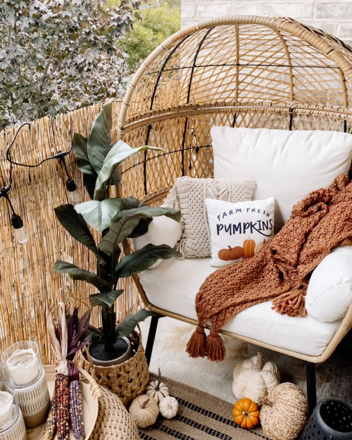 Balcony privacy, bamboo fencing 

#LTKSale #LTKsalealert #LTKhome