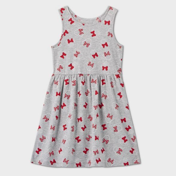 Girls' Disney Minnie Summer Dress - Heather Gray | Target