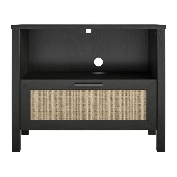 Queer Eye Wimberly 1 Drawer Nightstand, Black Oak | Walmart (US)