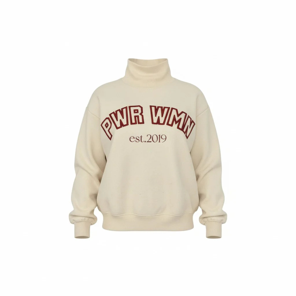 My WFH Sweathshirt Mockneck | PWR WMN LLC
